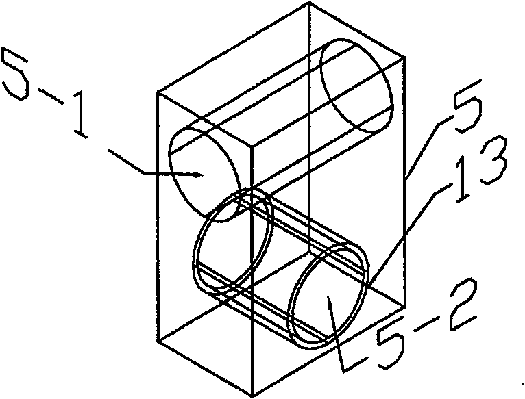 Cradle head for aerial photograph with two degrees of freedom by using aeromodelling helicopter as carrier