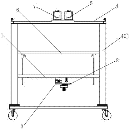 Automatic spinning cake taking device for viscose filaments