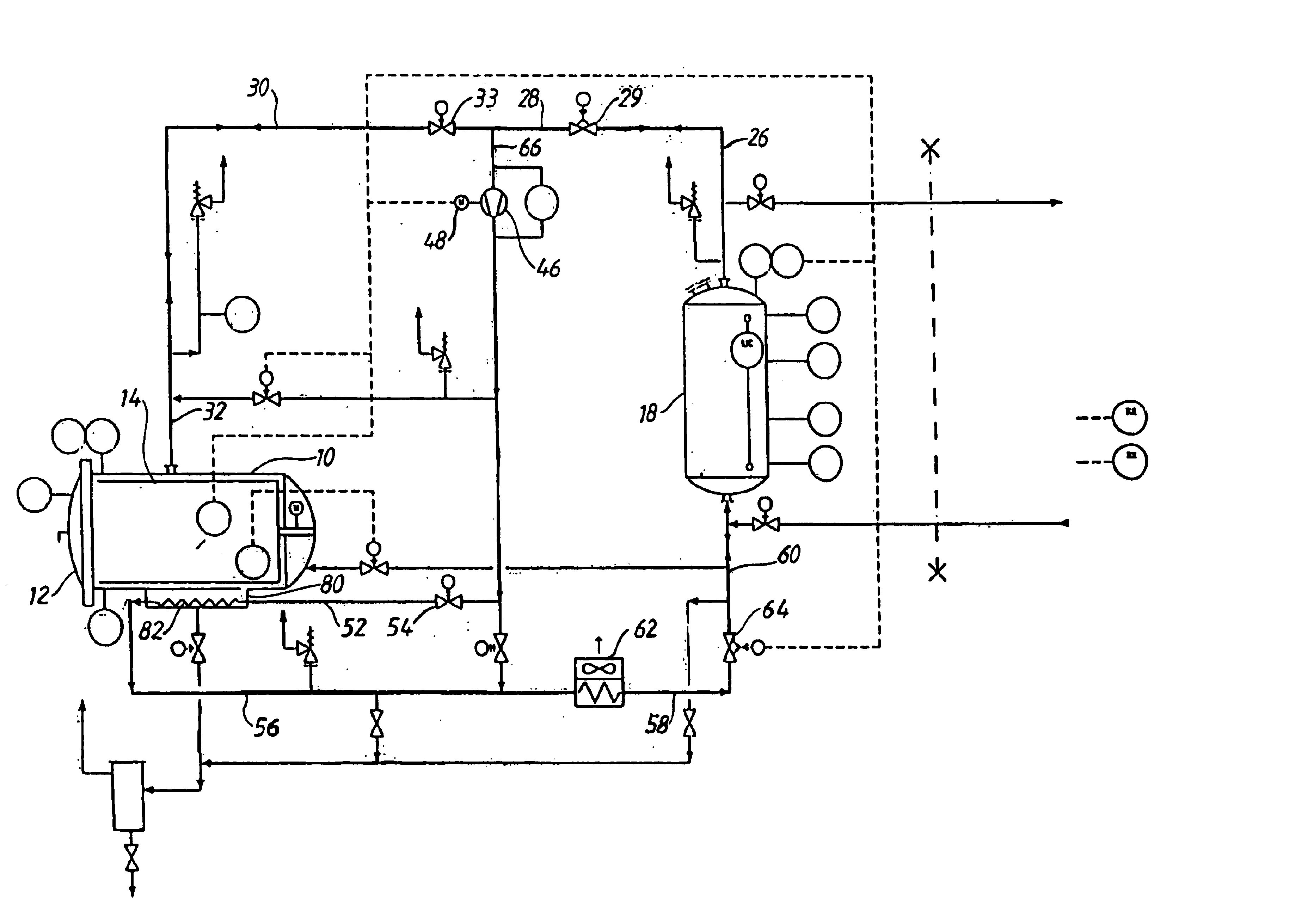 Apparatus for cleaning textiles with a densified liquid treatment gas