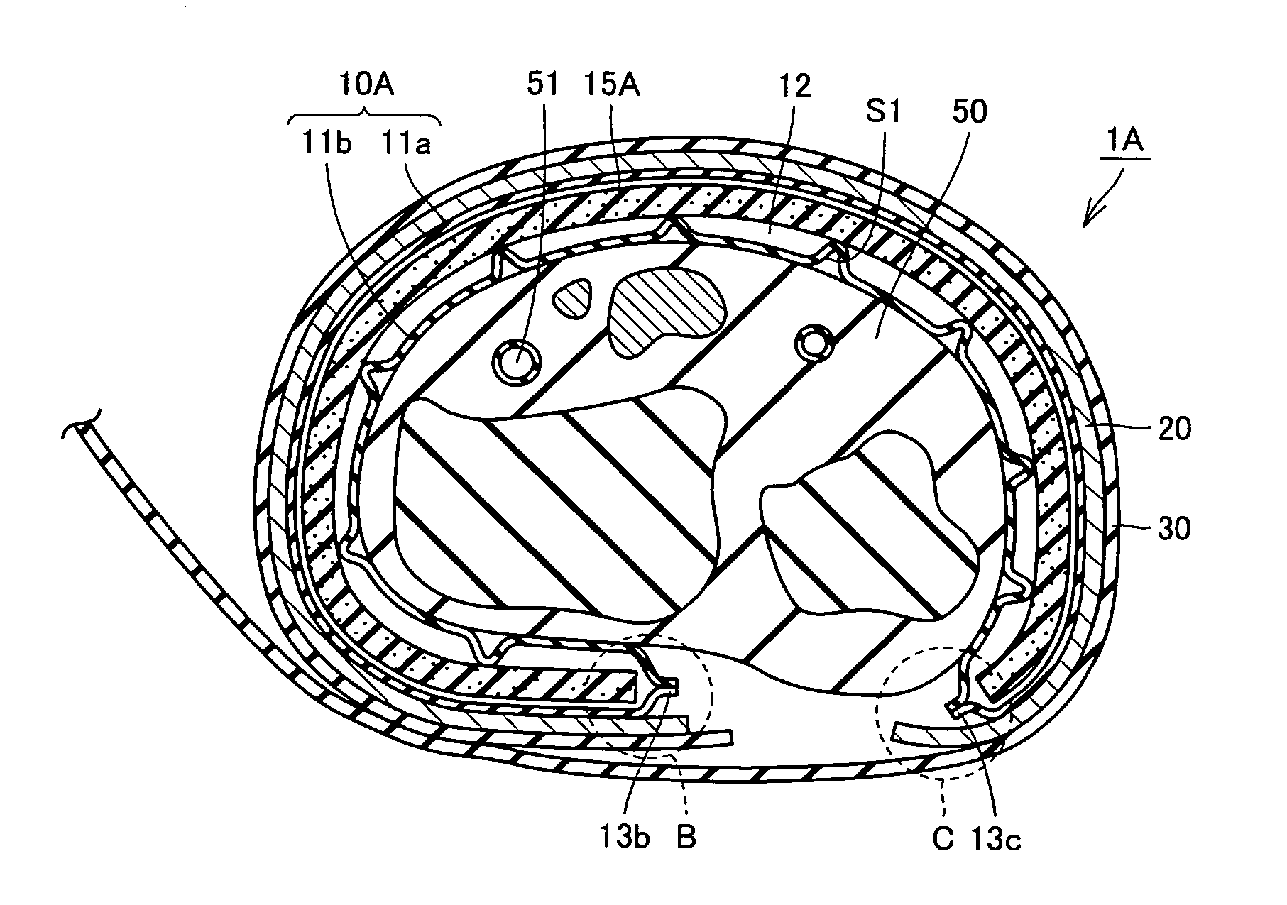 Cuff for blood pressure monitor