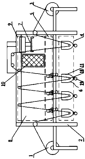 A kind of silicone cloth soaking machine