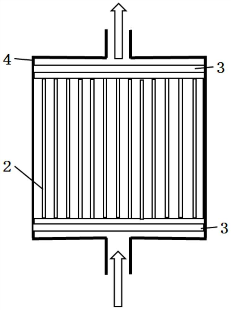 Vertical-plate constant-current-type bioartificial liver reactor