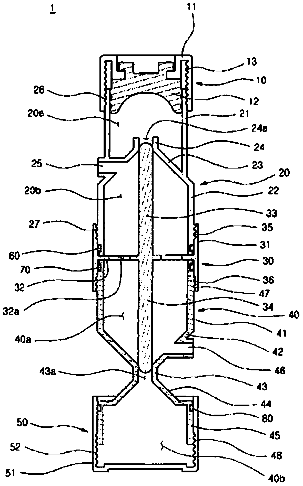 Blood separating device