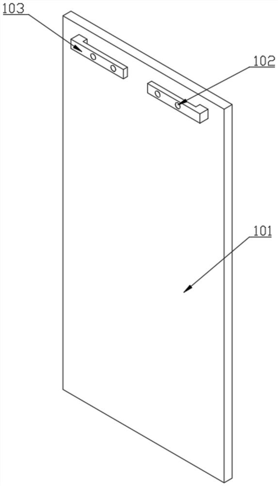 Clamping type large-plate curtain wall structure