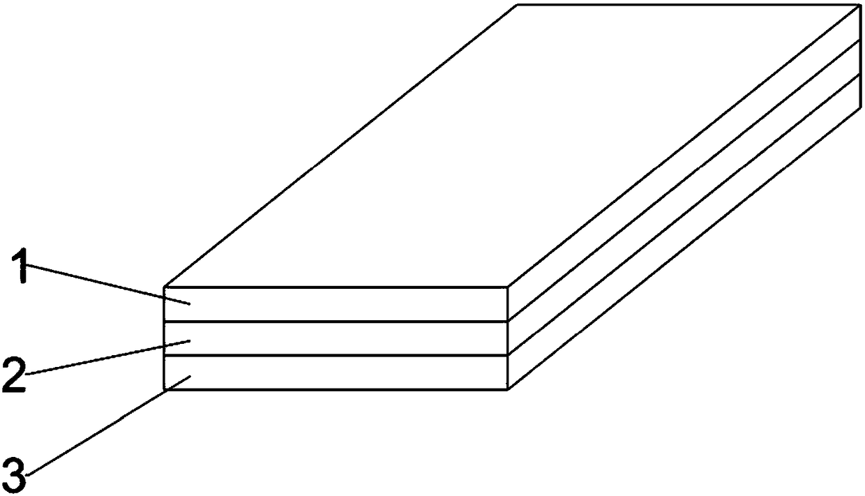 UV adhesion-reduced film and preparation method thereof