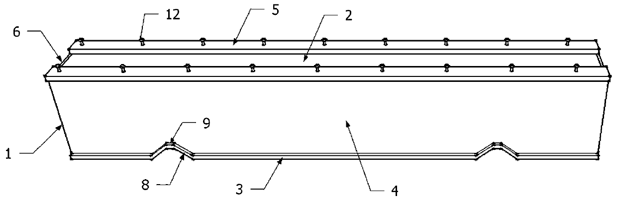 A wave box girder