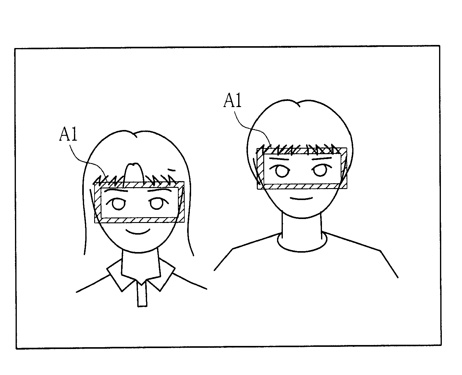 Imaging device performing focus adjustment based on human face information