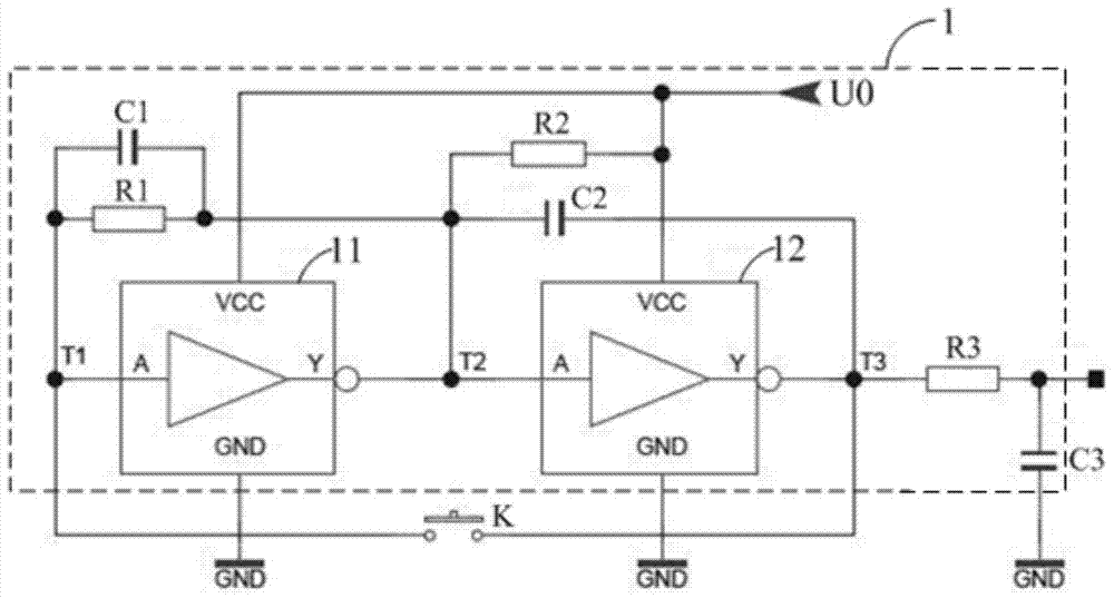 Capacitive touch switch, switch circuit and key system