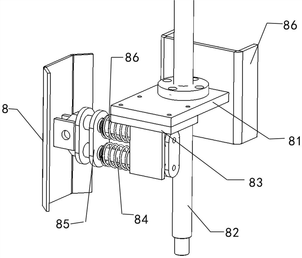 Hoisted cement pipe outer wall brushing device