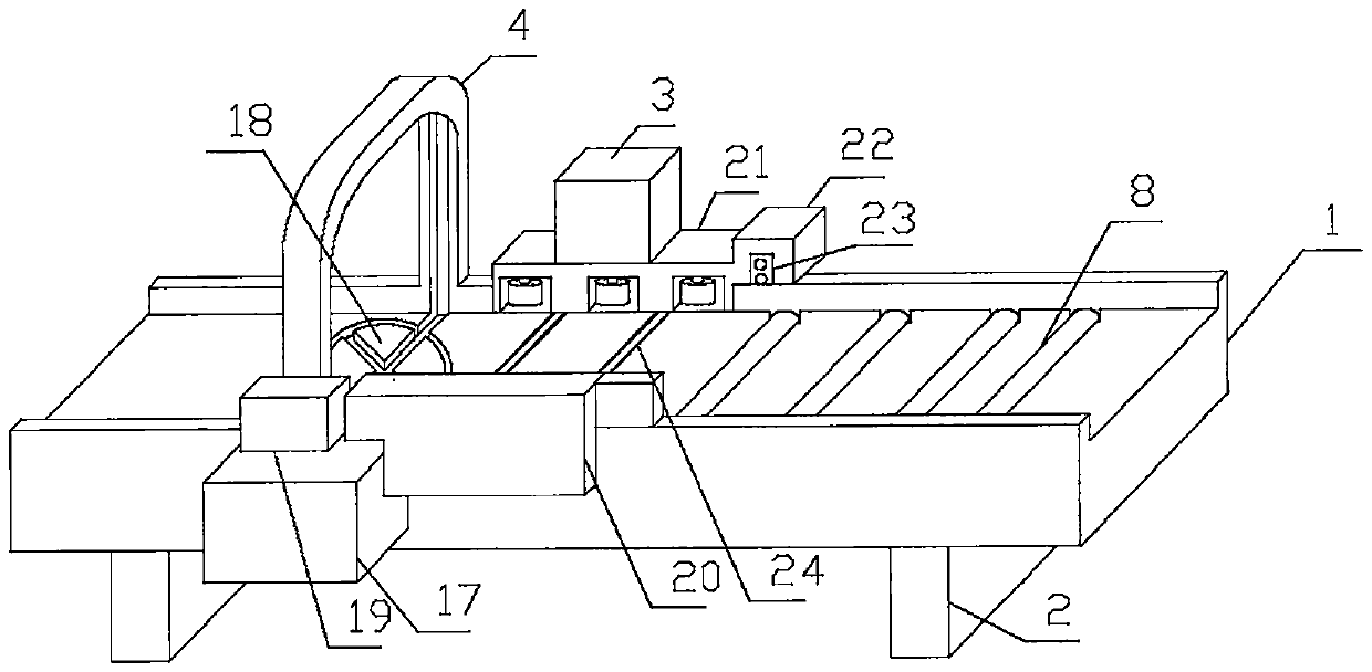 Automatic corner protection feeding pallet type packaging machine