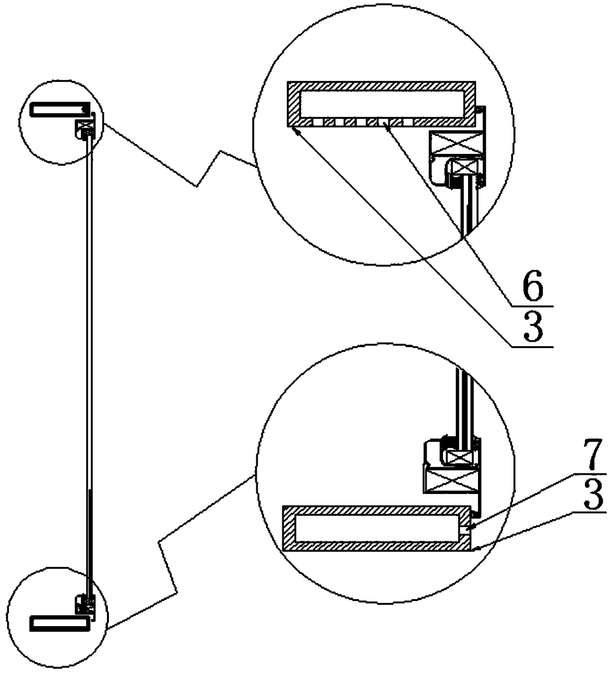 Fixed structure for existing window frame and sound insulation window