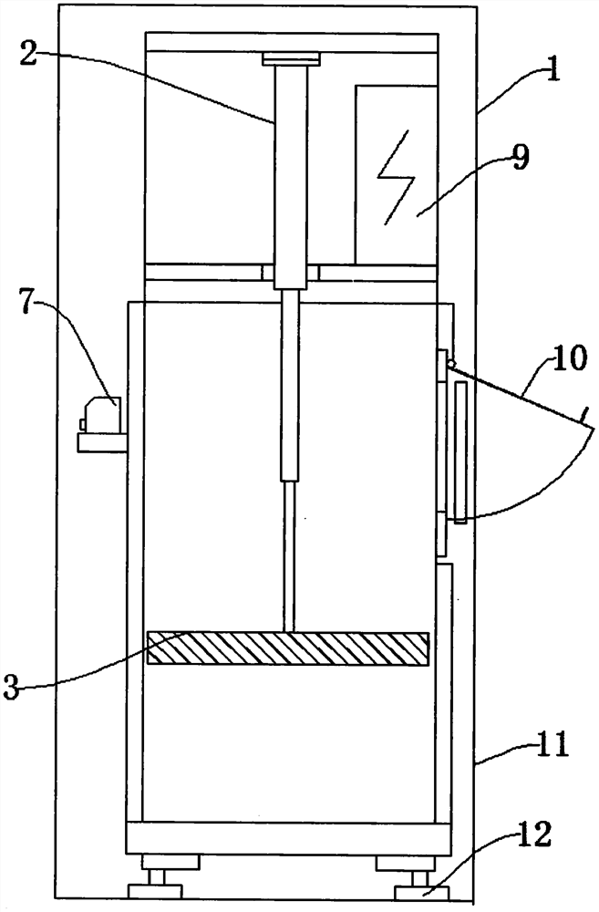 Intelligent recycling box with compression function