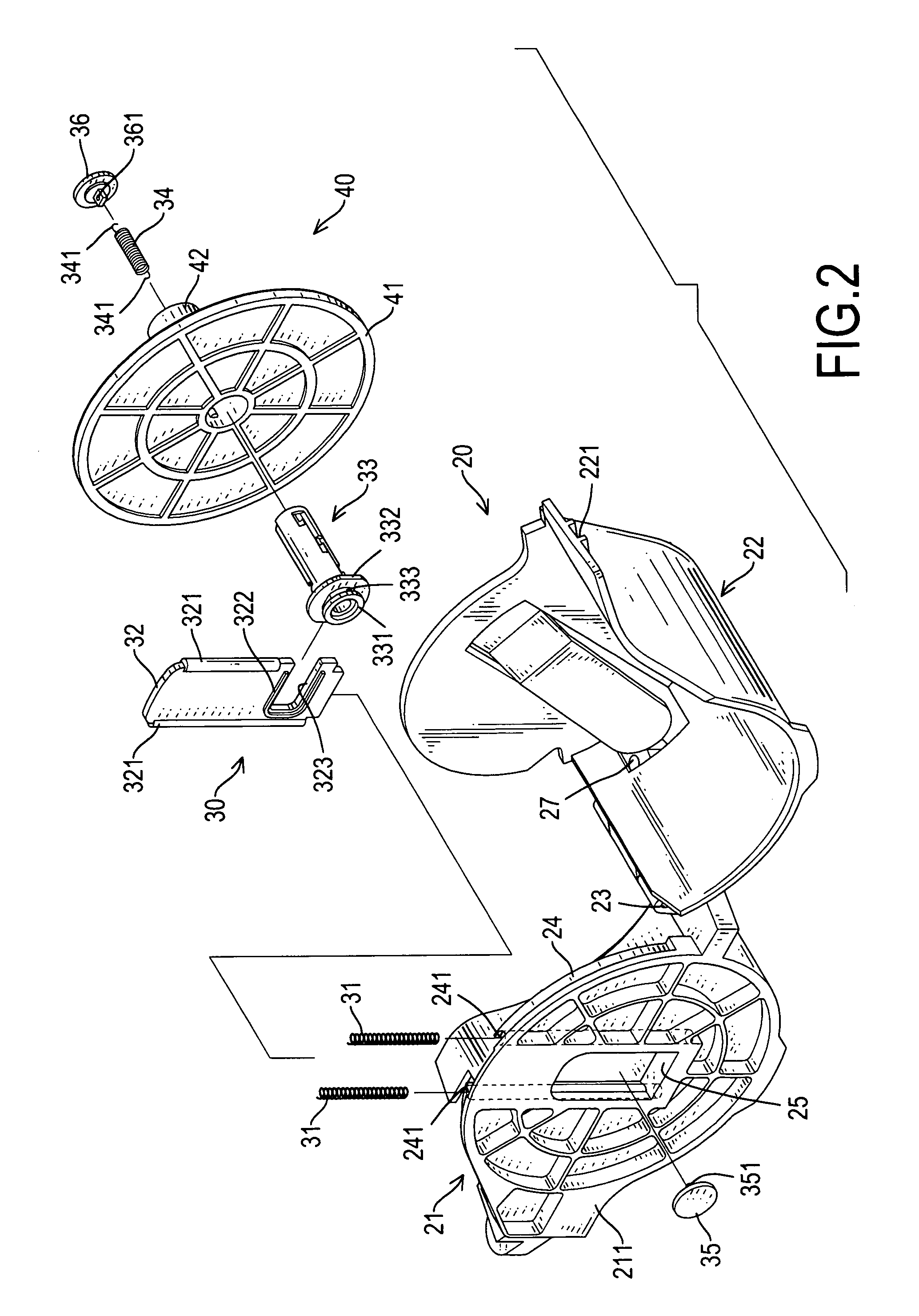 Coil-type magazine for nail gun