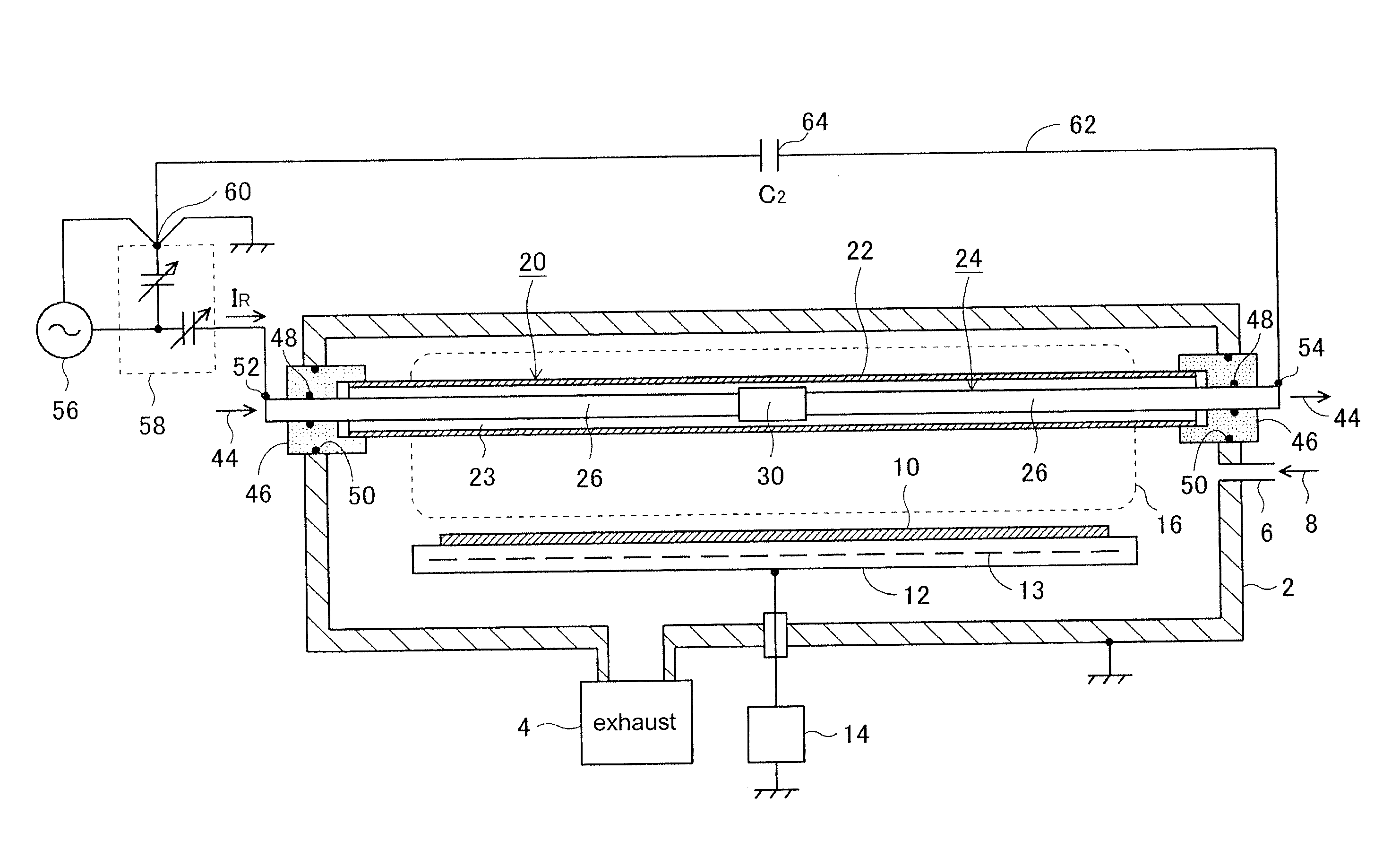 Antenna for plasma generation and plasma processing device having the same