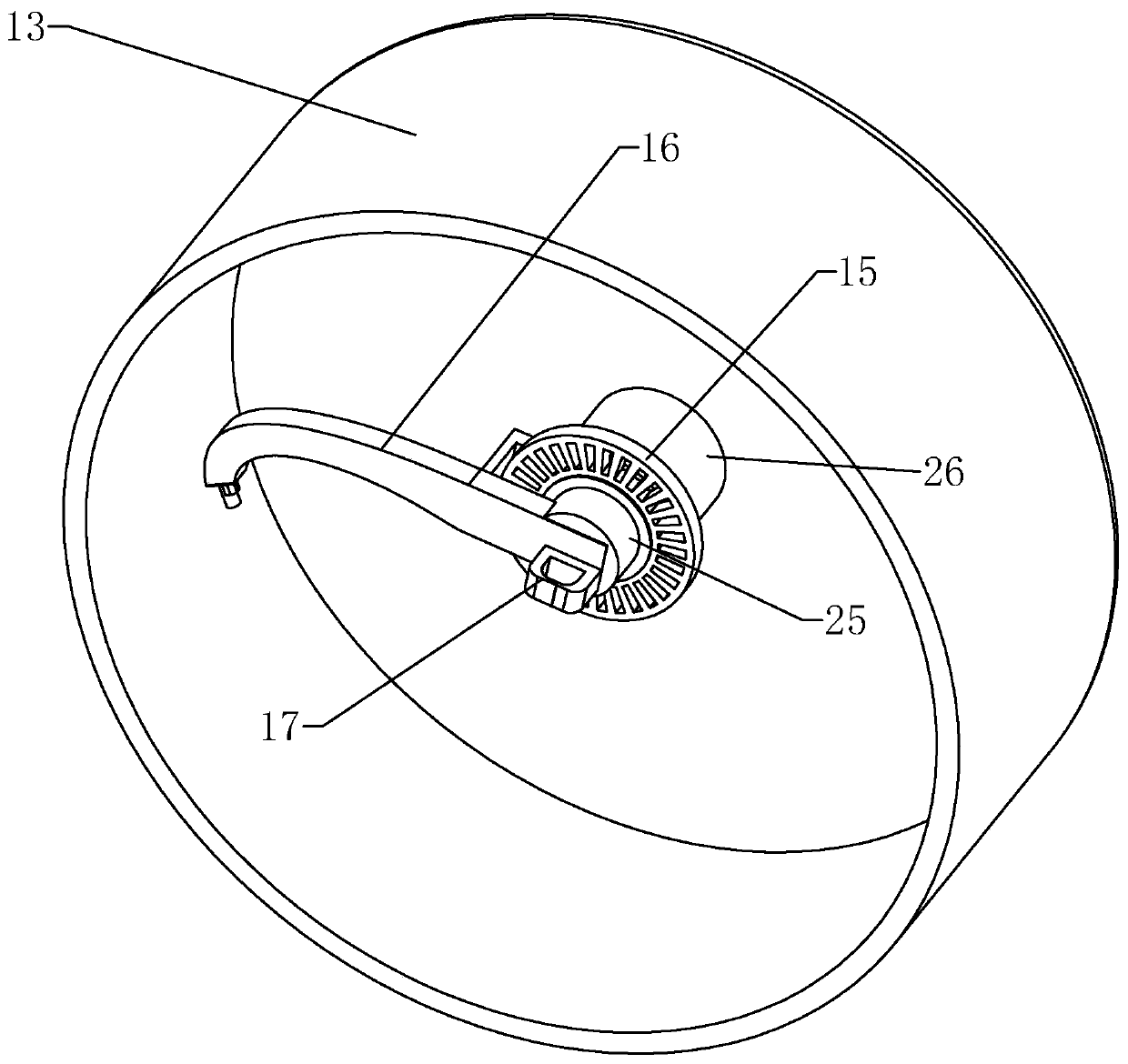 Automatic running wheel device used for training experimental rat and control method thereof