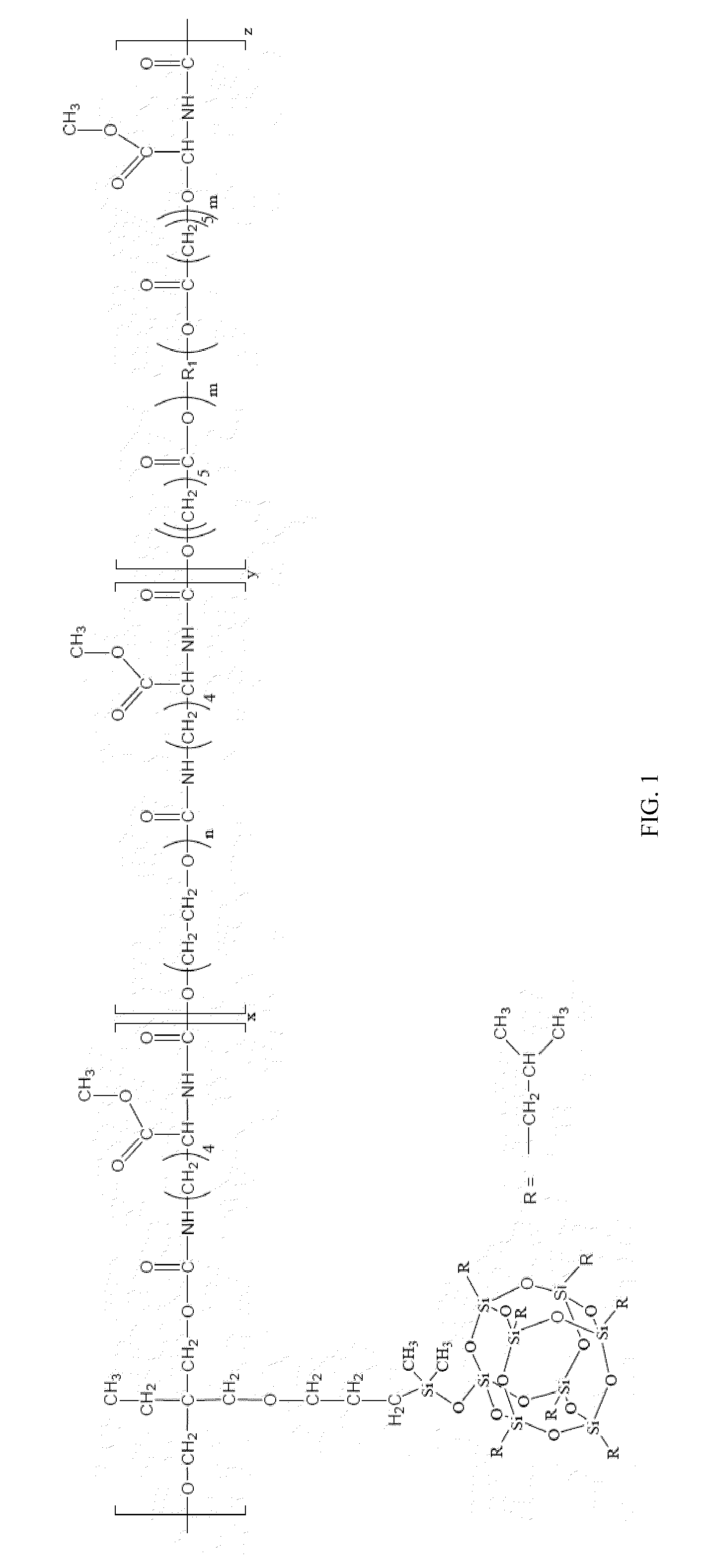 Polyhedral oligomeric silsesquioxane polyurethanes