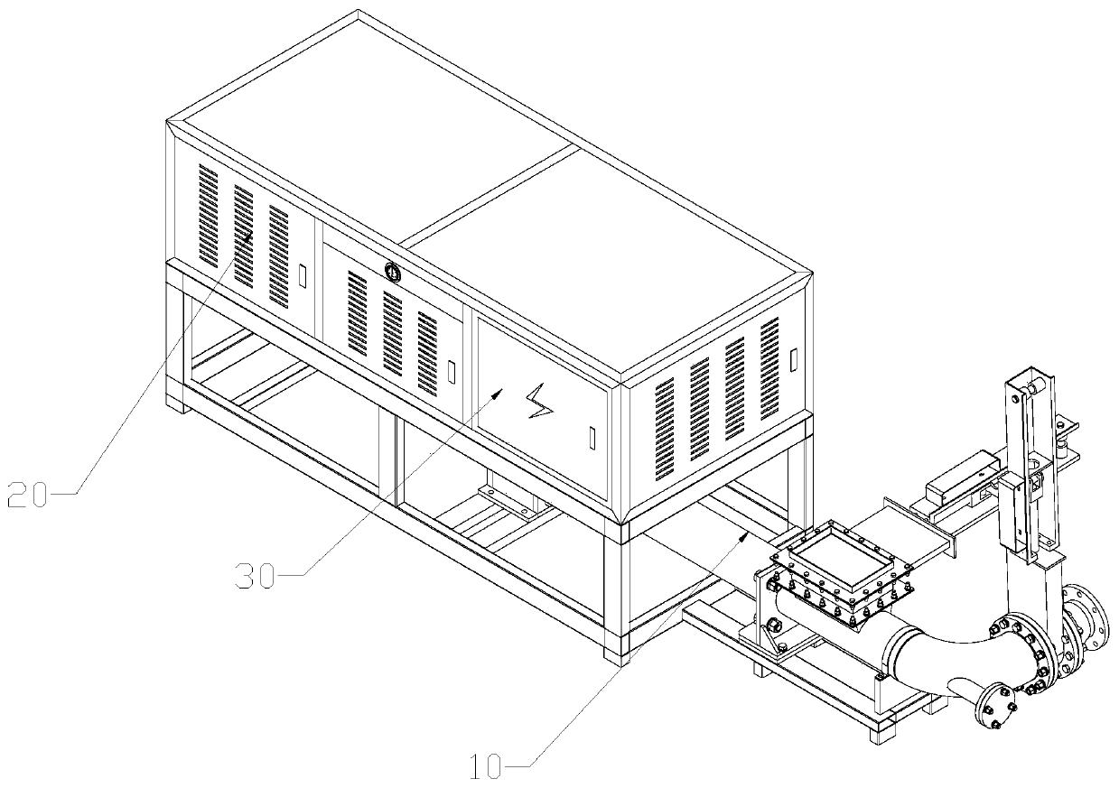 High-solid-content or high-viscosity organic garbage slurry conveying device