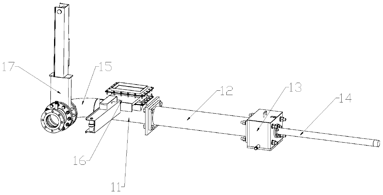 High-solid-content or high-viscosity organic garbage slurry conveying device