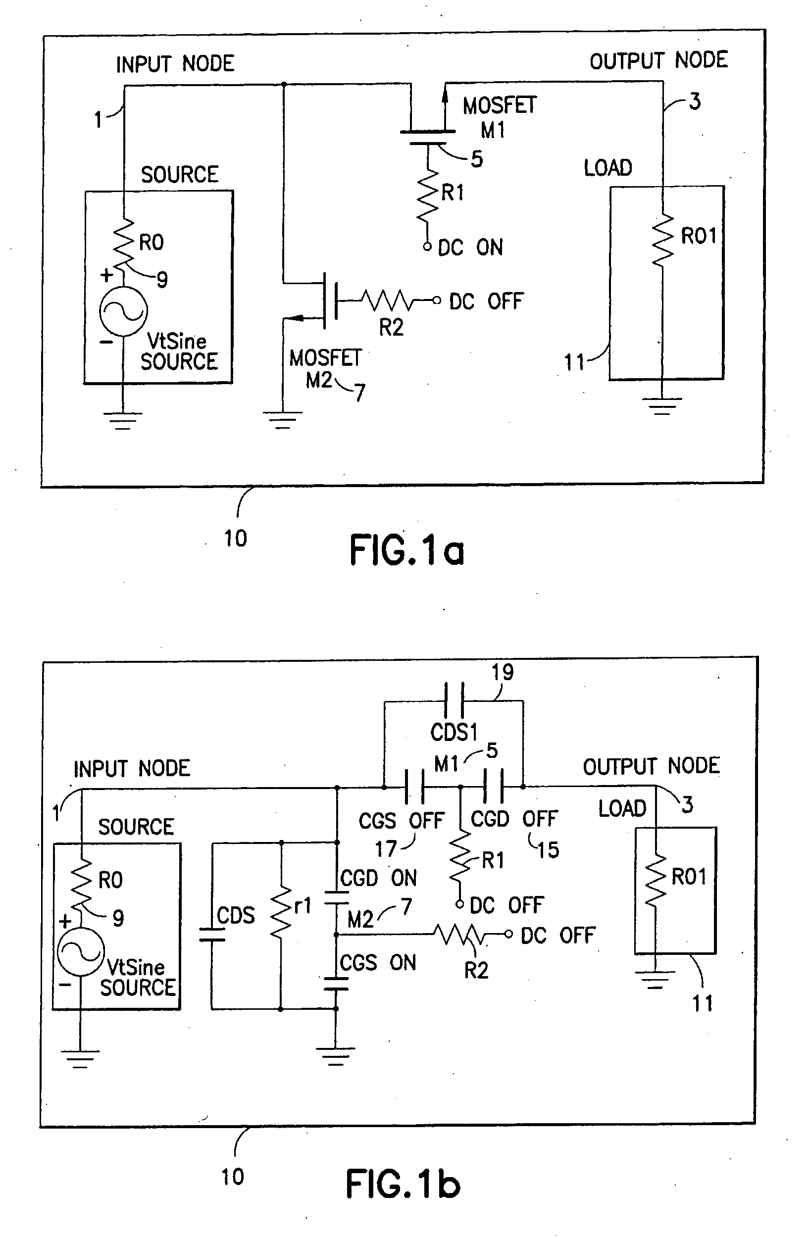 Canceling harmonics in semiconductor RF switches