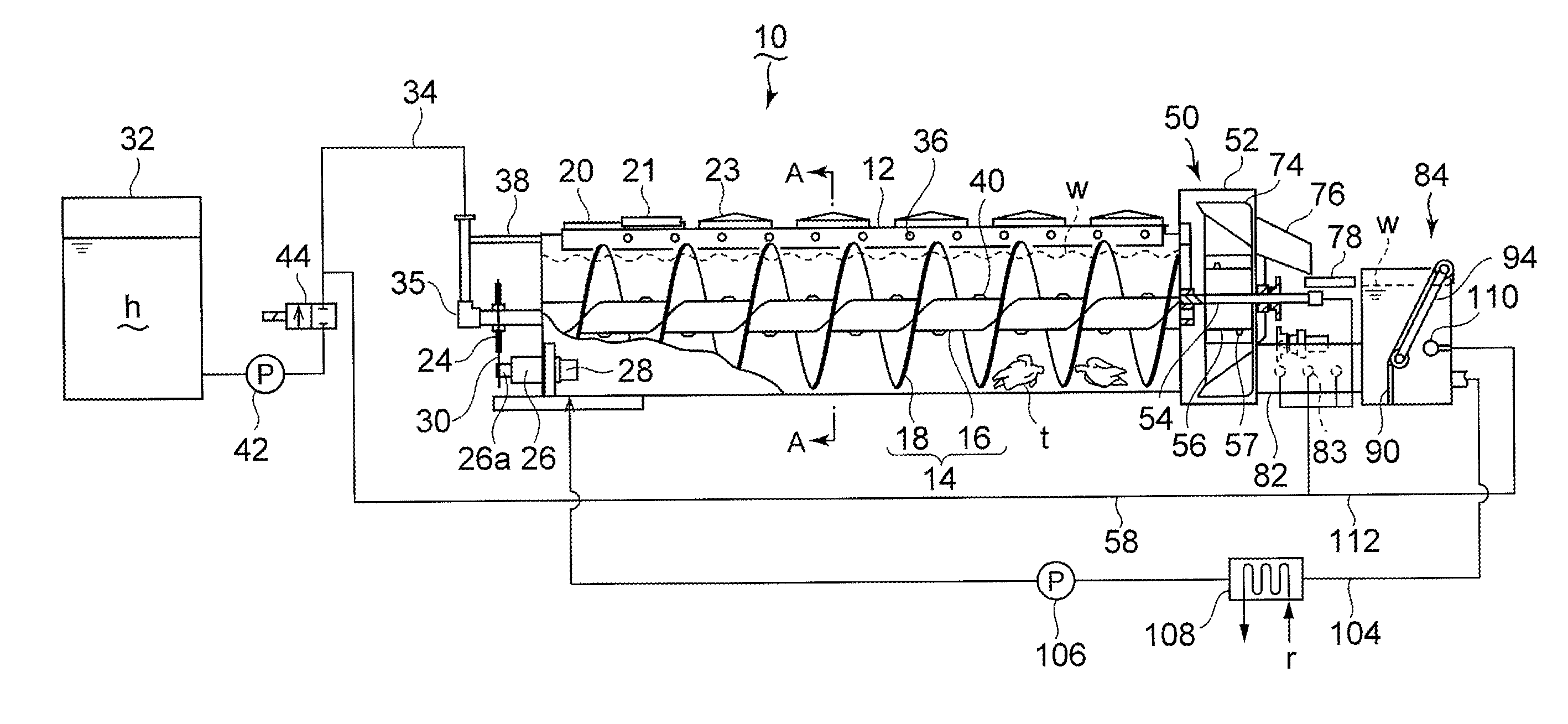 Poultry carcass cooling and conveying system