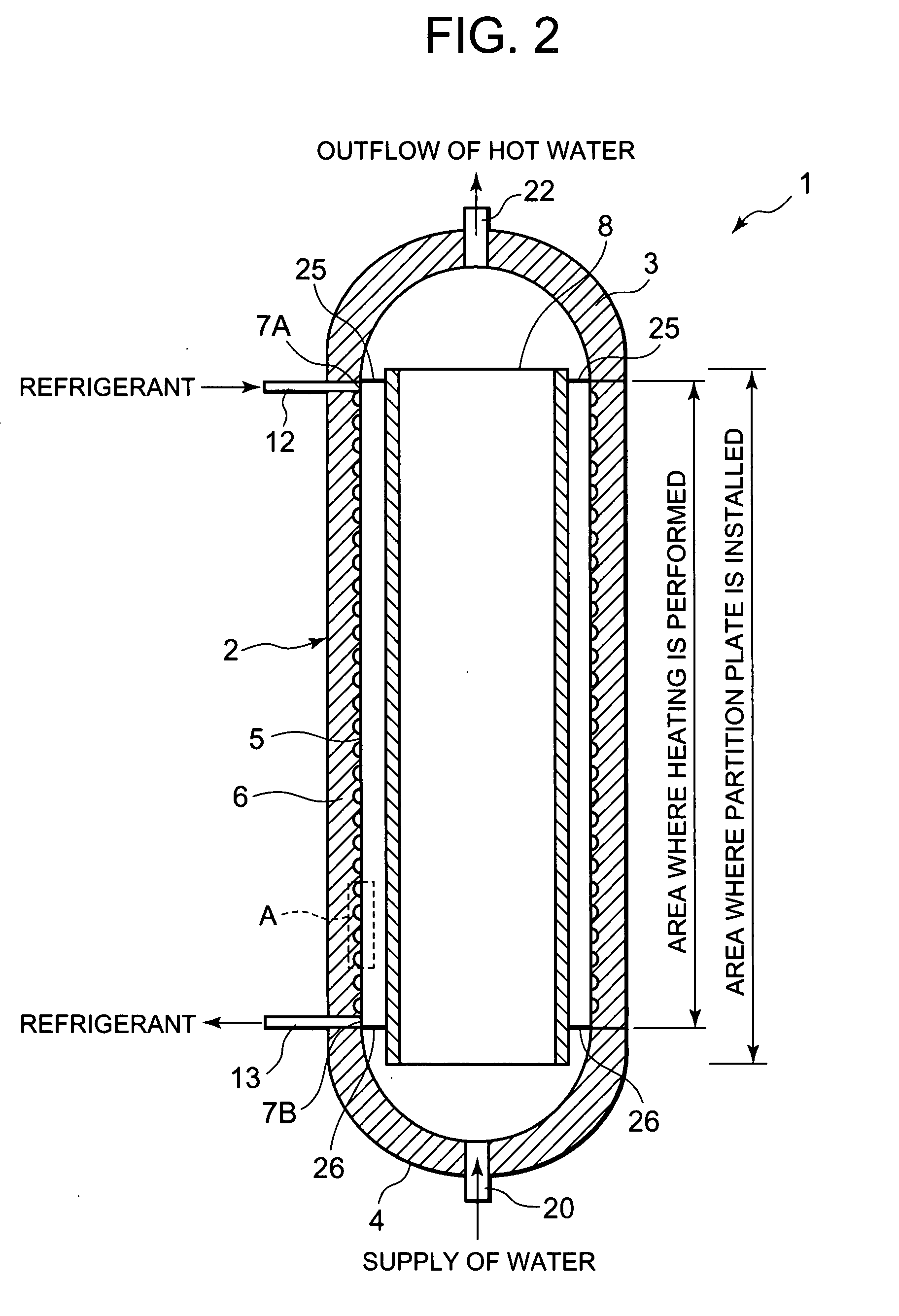 Heating tank and hot water storage tank