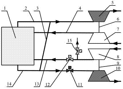 Diesel engine sequential supercharging structure and control method thereof