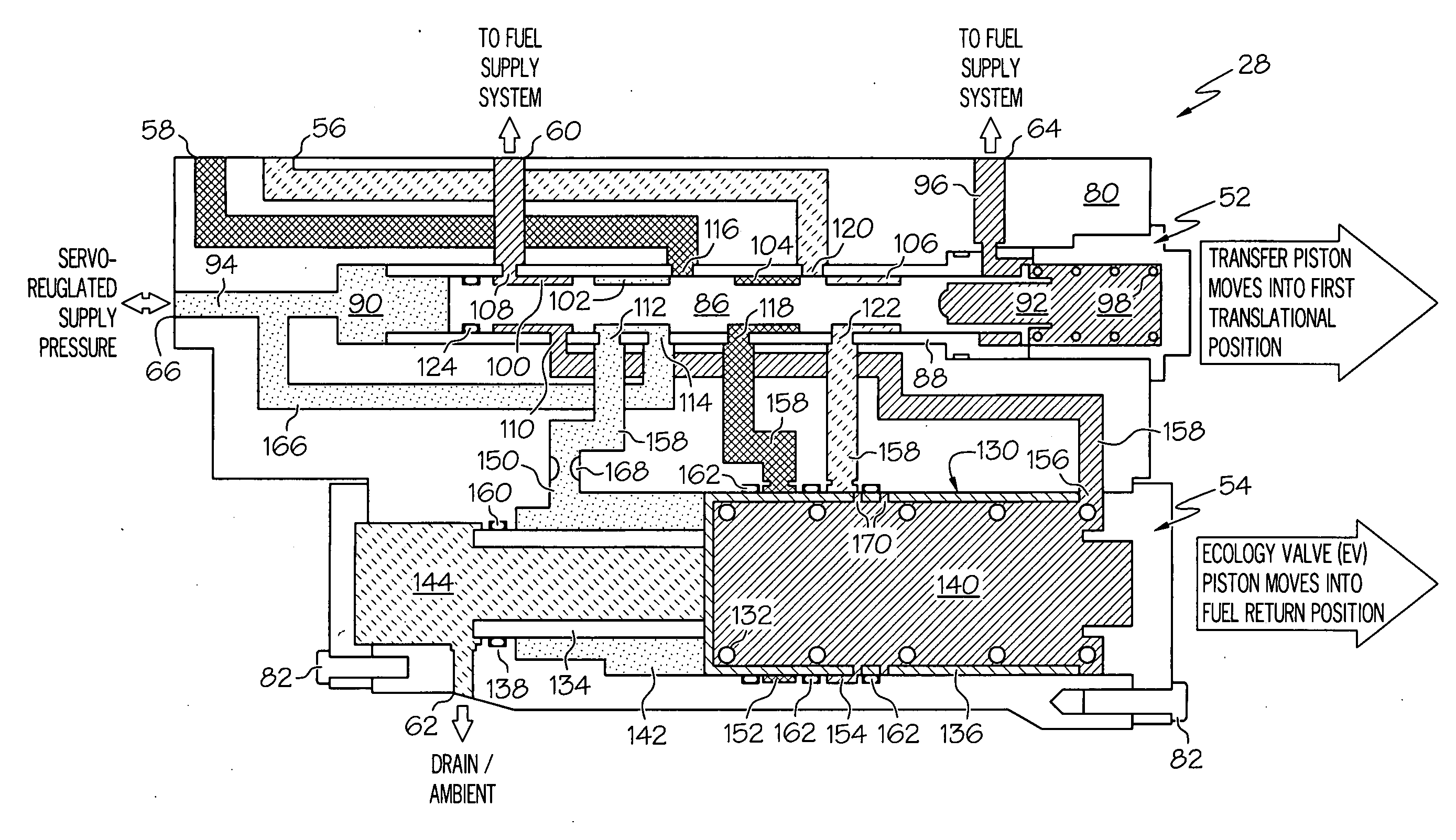 Ecology valve fuel return system operable in fluid isolation during gas turbine engine shut-down