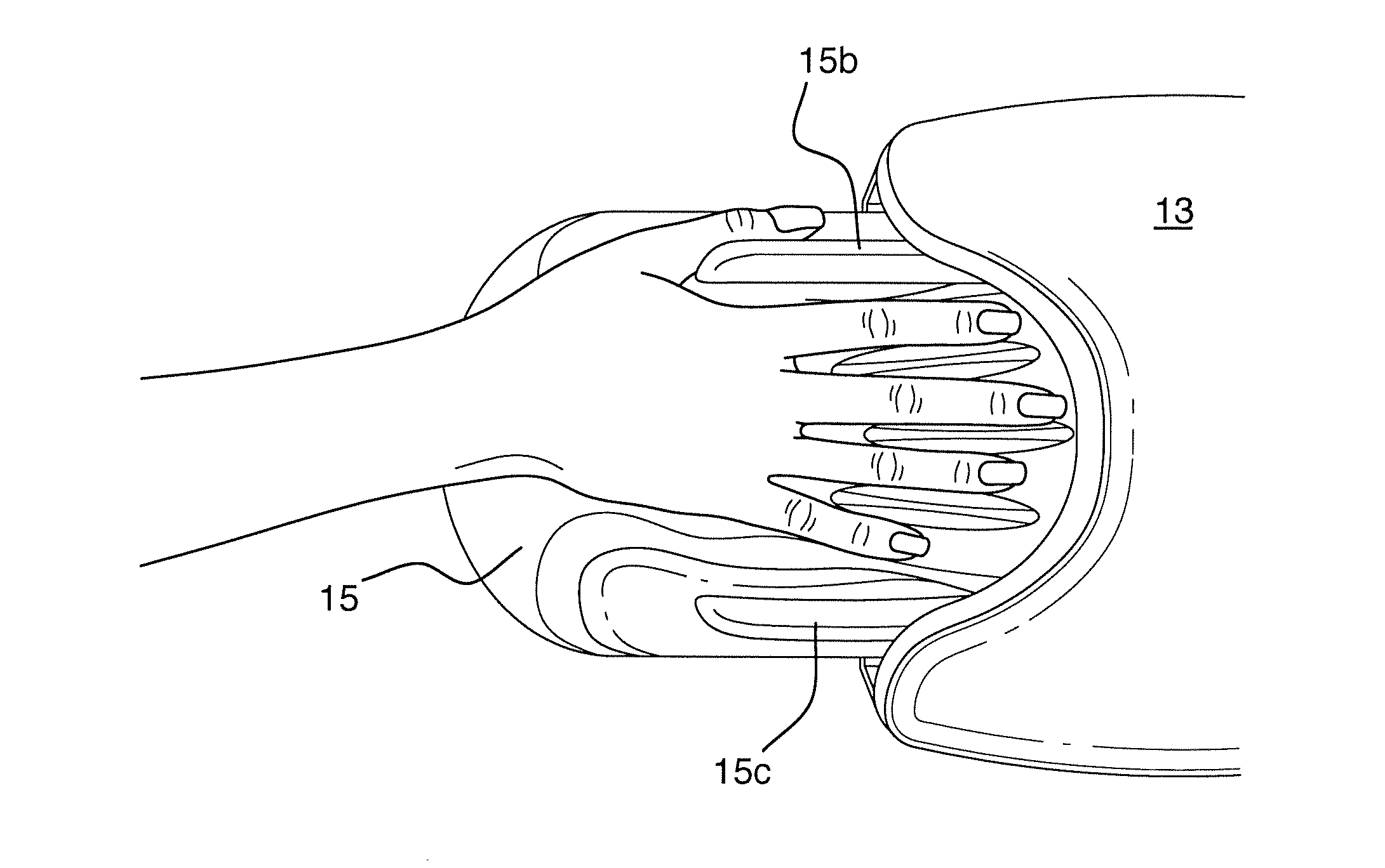 Hand plate for nail gel curing apparatus