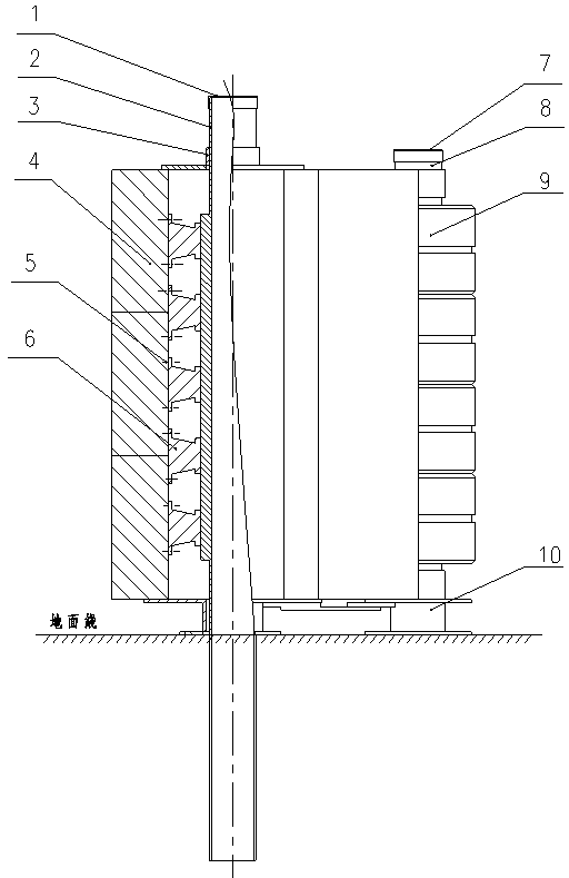 Flexible energy dissipation vehicle-collision-preventing structure of tunnel portal and mounting method of flexible energy dissipation vehicle-collision-preventing structure