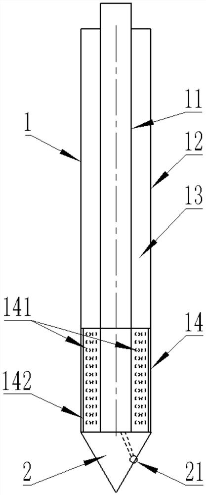 Drilling brine discharging device and drilling brine discharging method for salt cavern gas storage