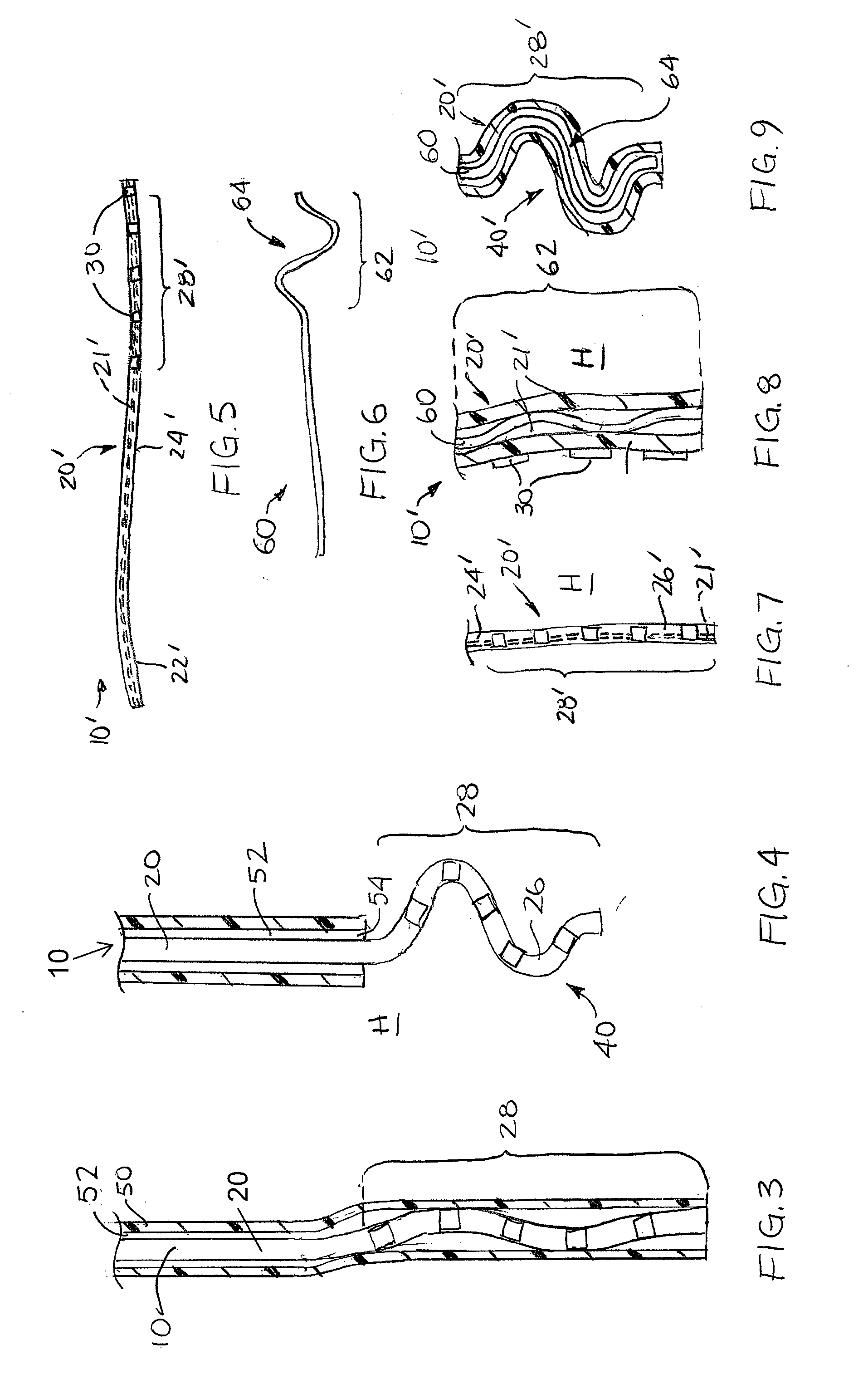 Large surface area temperature sensing device