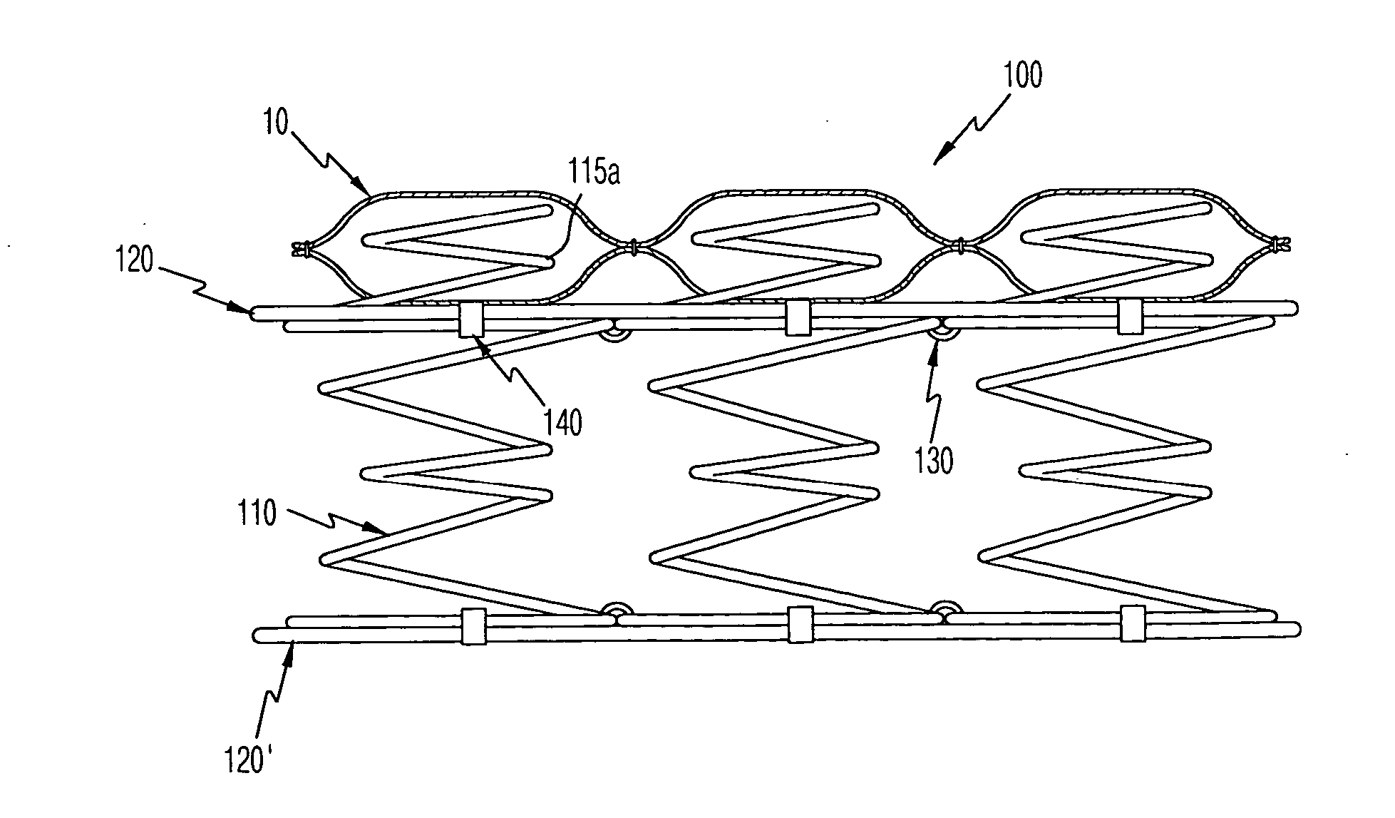 Apparatus for packing free terminal convolutions of spring assembly used in mattress