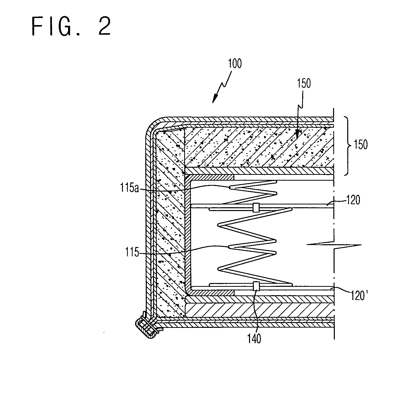 Apparatus for packing free terminal convolutions of spring assembly used in mattress