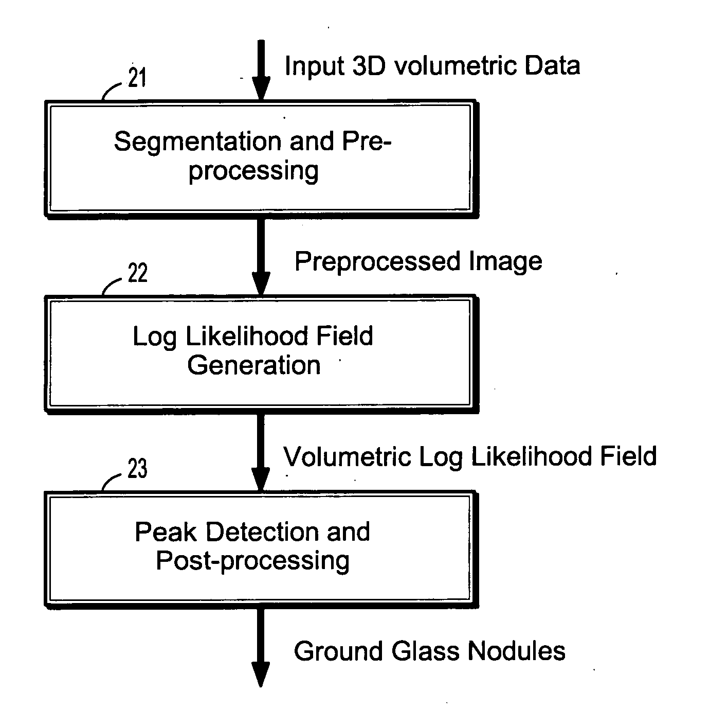 System and method for detecting ground glass nodules in medical images