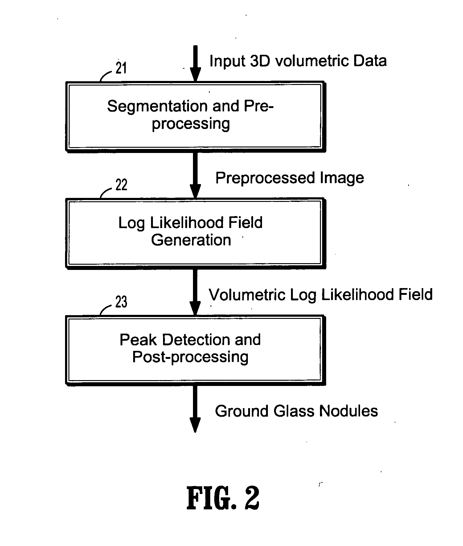 System and method for detecting ground glass nodules in medical images