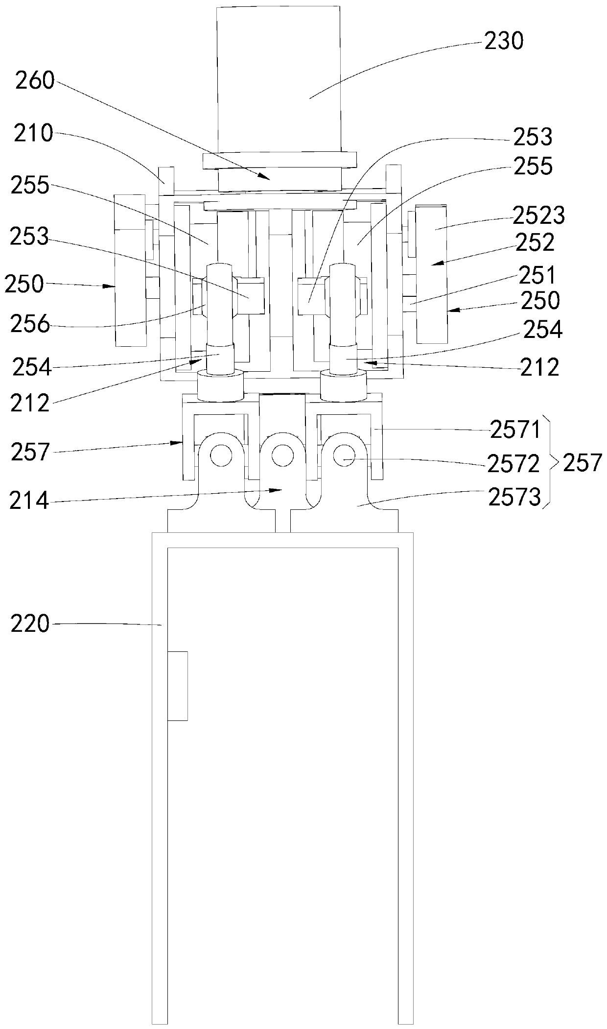 Hip joint structure and humanoid robot