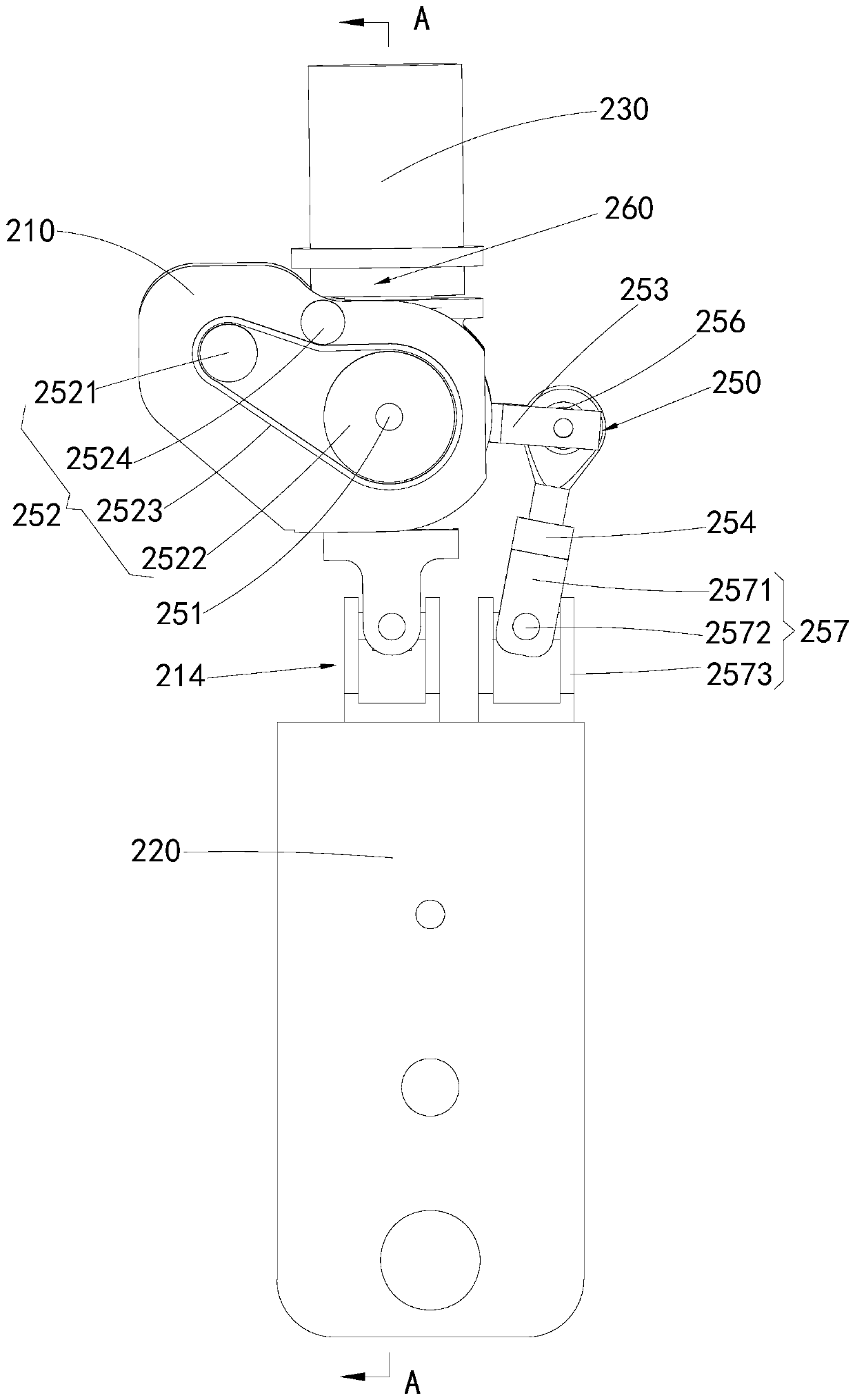 Hip joint structure and humanoid robot