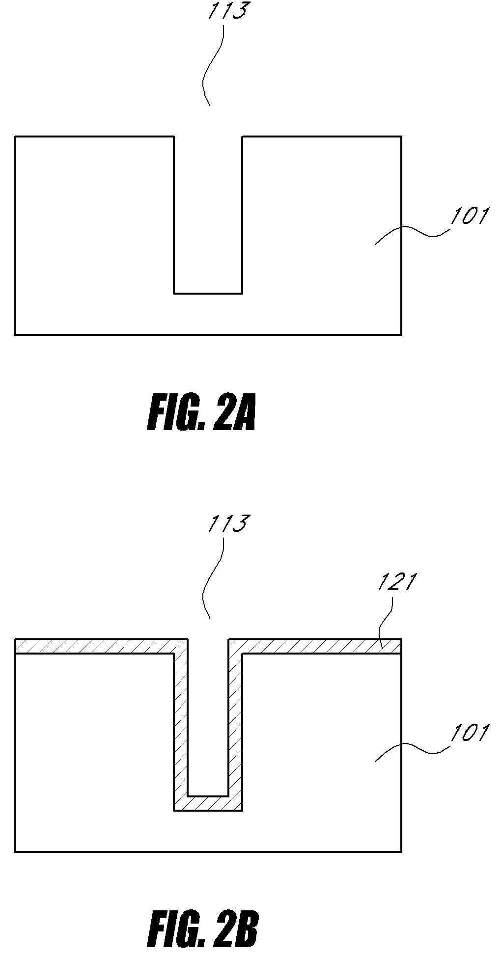 Liner materials and related processes for 3-d integration