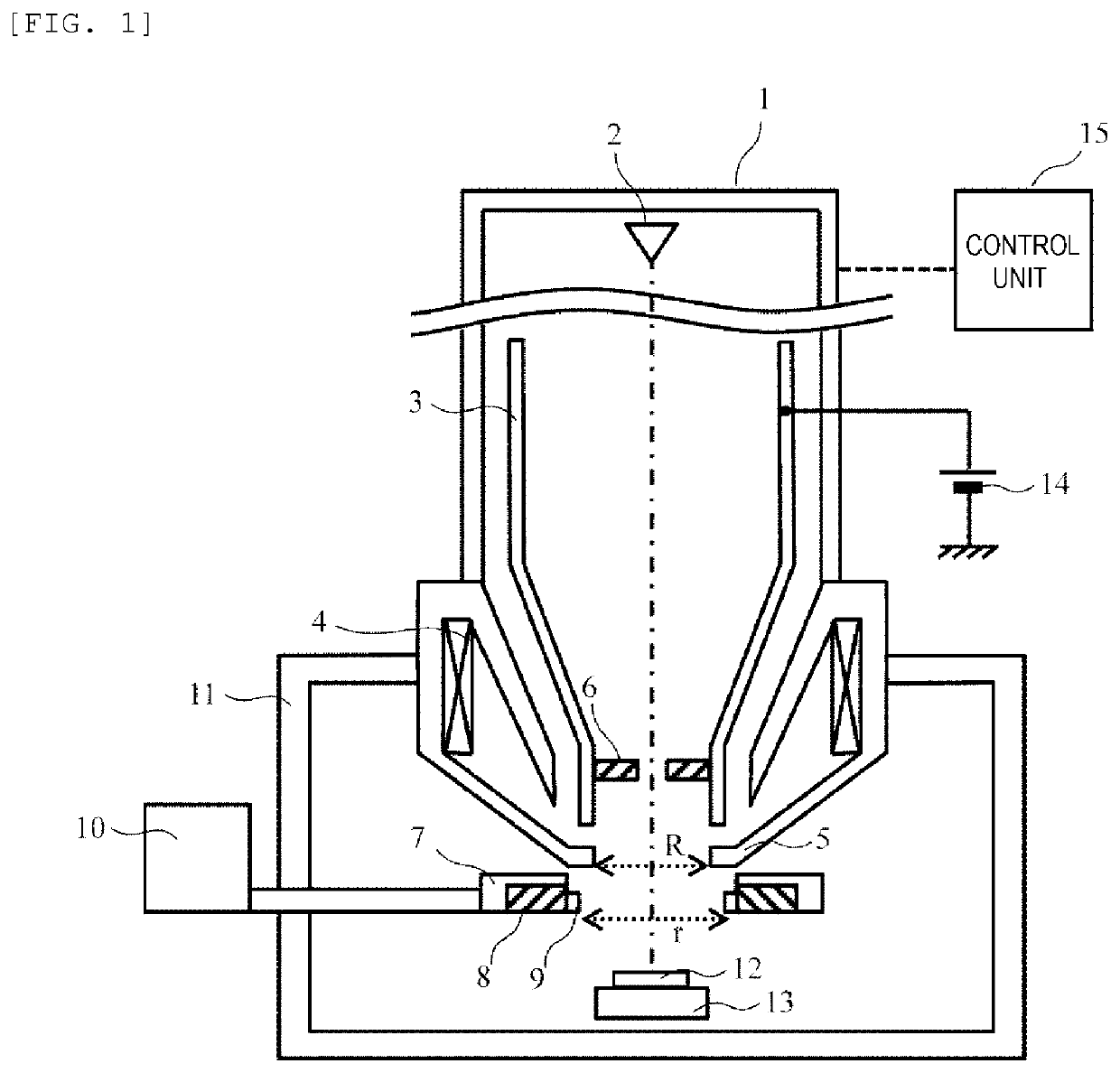 Charged Particle Beam Device and Method for Adjusting Position of Detector of Charged Particle Beam Device