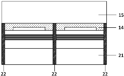 GaN-based LED preparation method based on regional laser lift-off and chemical corrosion