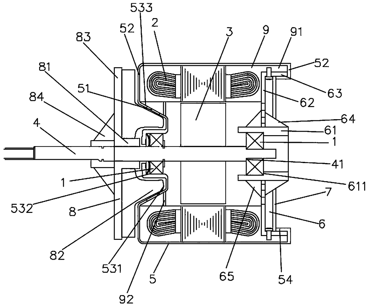 A long-life safety motor