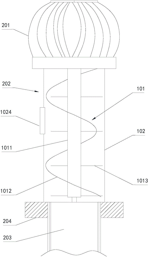 Gas particulate matter unpowered purification equipment and gas particulate matter recycling method