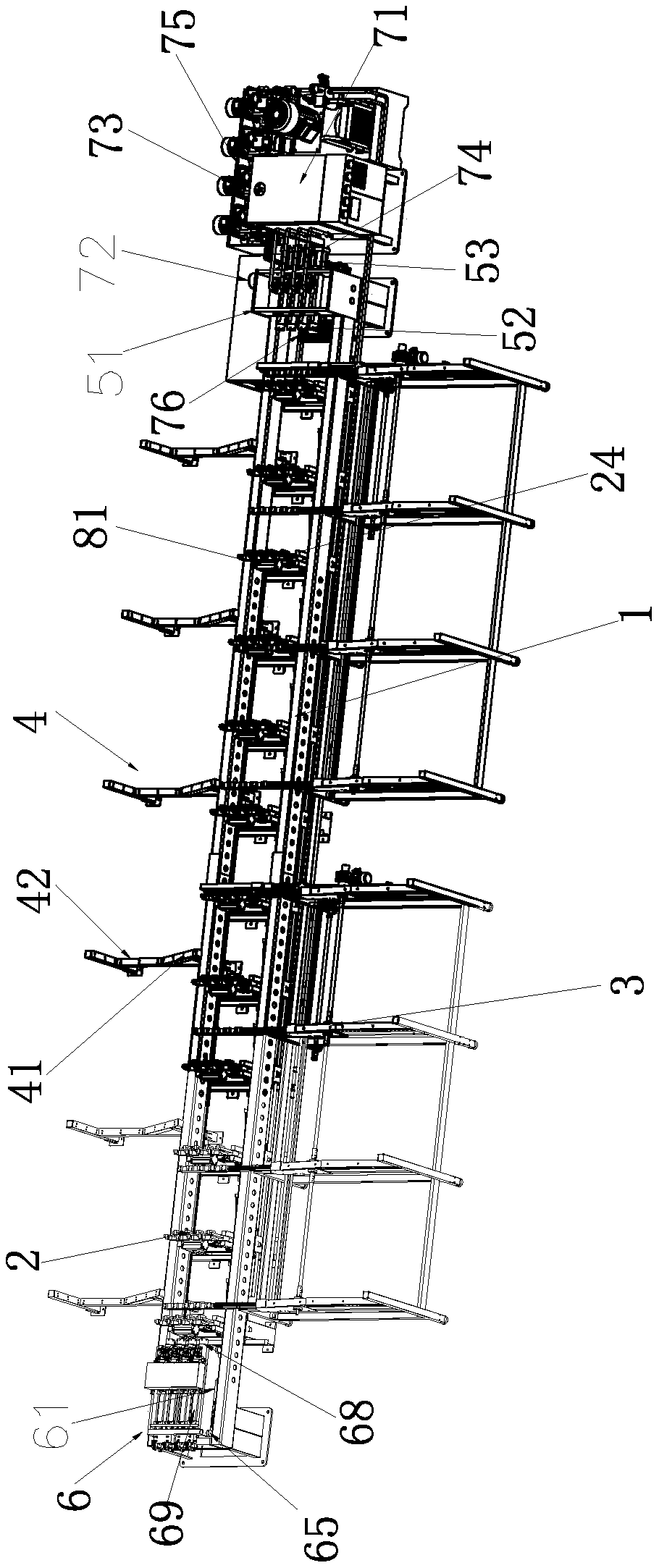 Multi-steel-pipe water pressure test machine