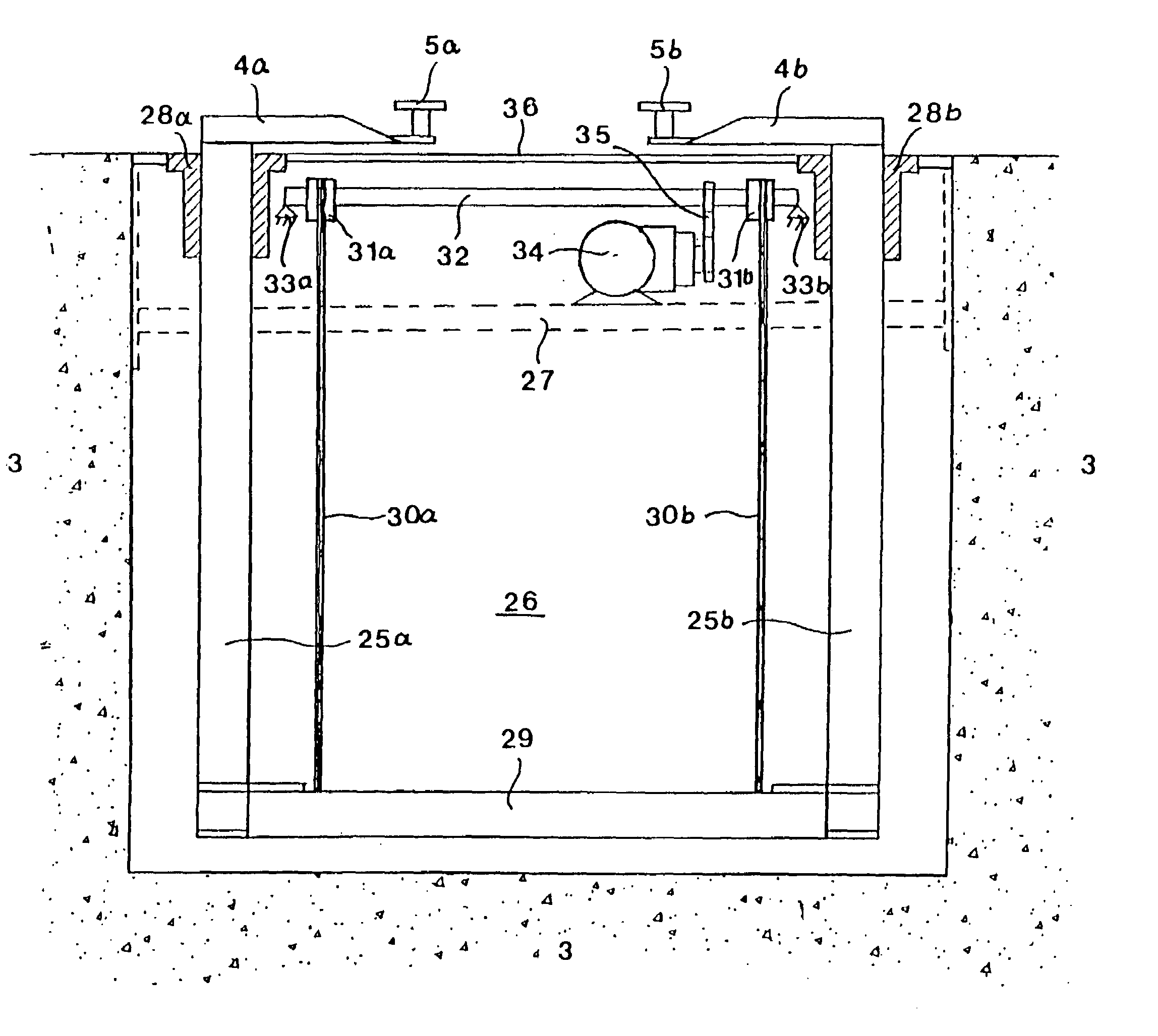 Vehicle lifting platform