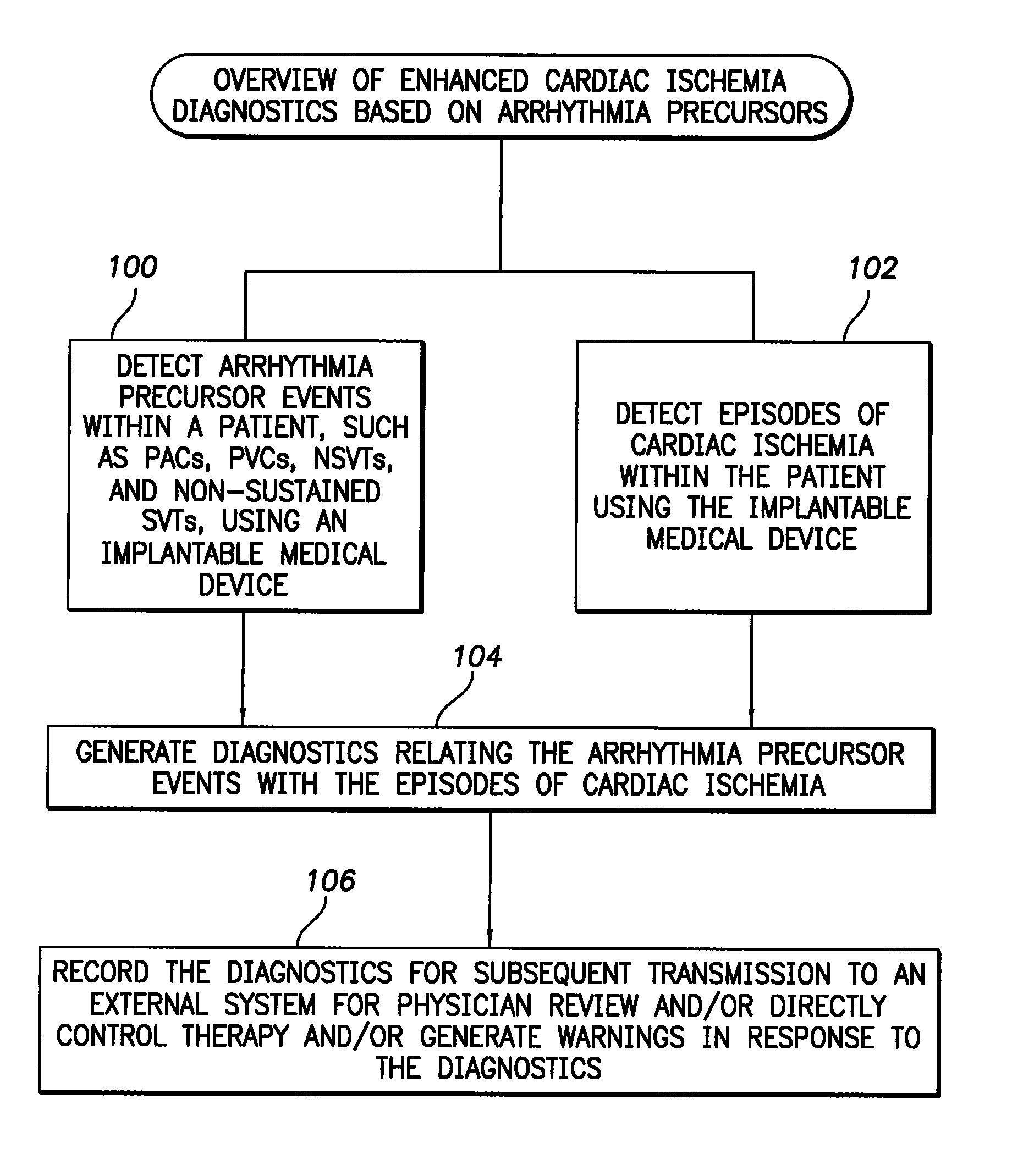 System and method for generating and using cardiac ischemia diagnostics based on arrhythmia precursors and arrhythmia episodes