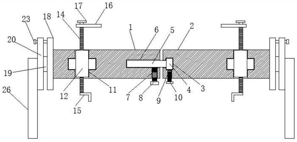 Fixing device for plate processing