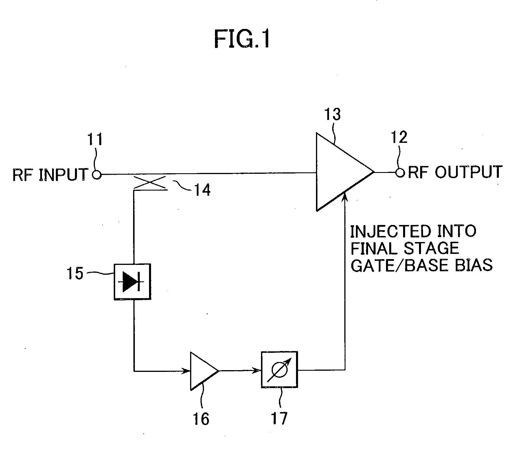 Power amplifying apparatus and radio communications apparatus using same