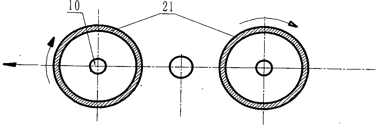 Vertical-lifting device with combined propellers