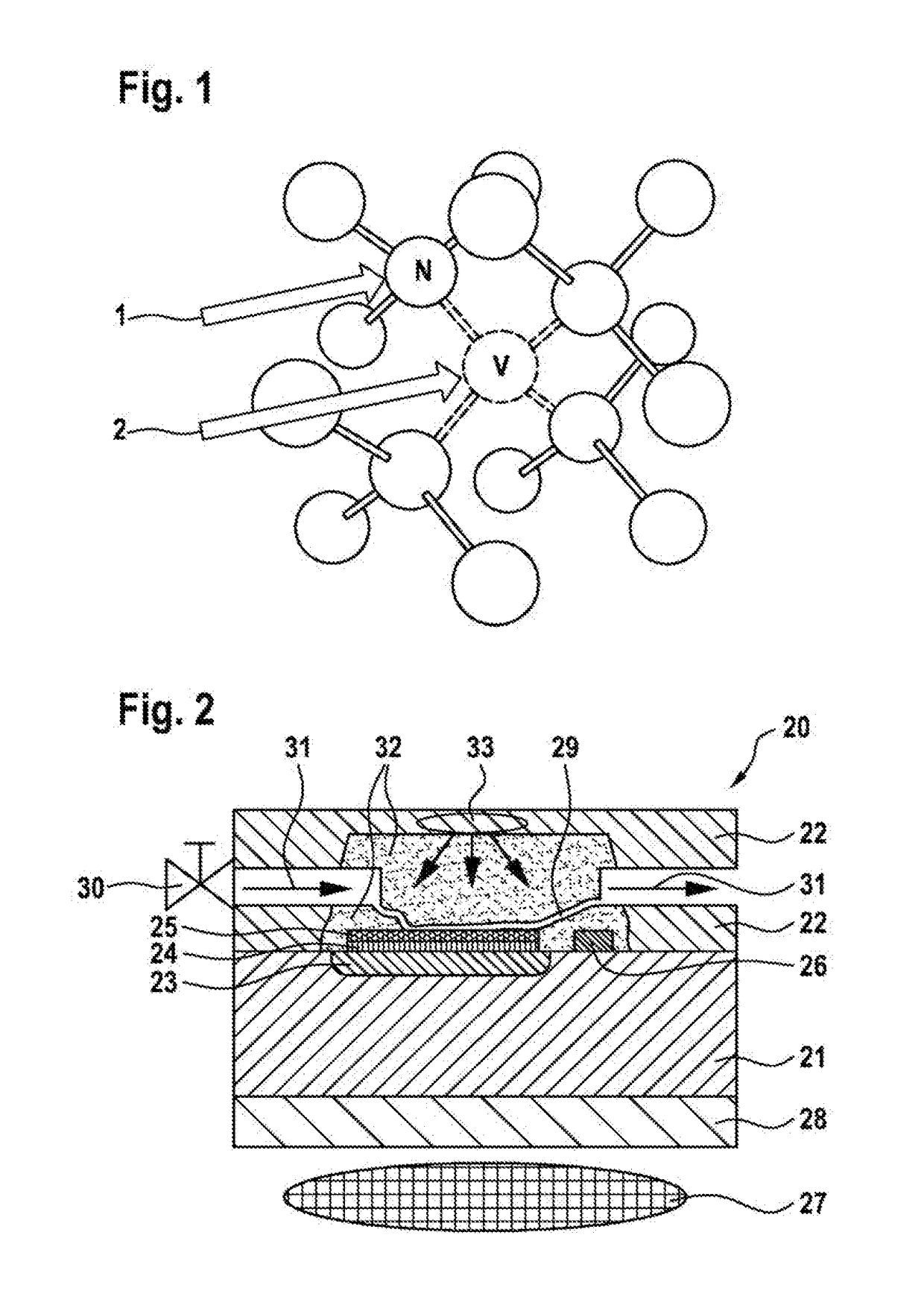 Device for the NMR Analysis of Substances in a Sample, Respiratory Gas Analysis Device, Fuel Sensor and Method