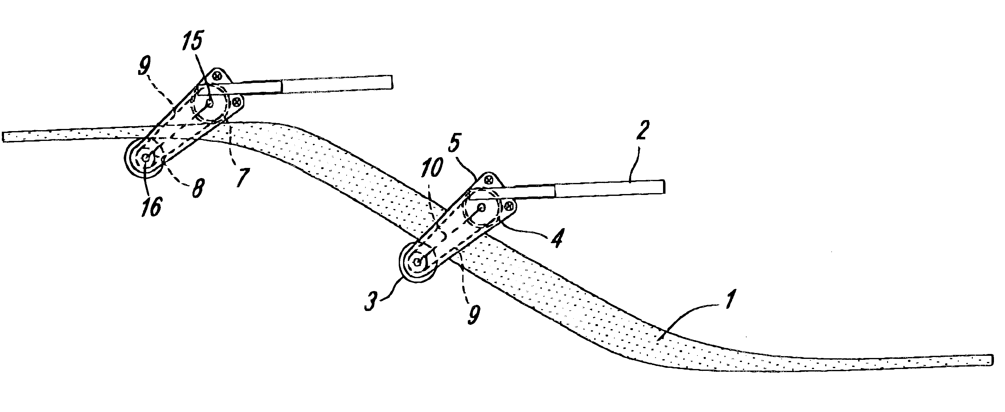 Rail mounted traversing transport